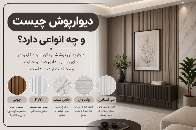 دیوارپوش چیست و چه انواعی دارد؟