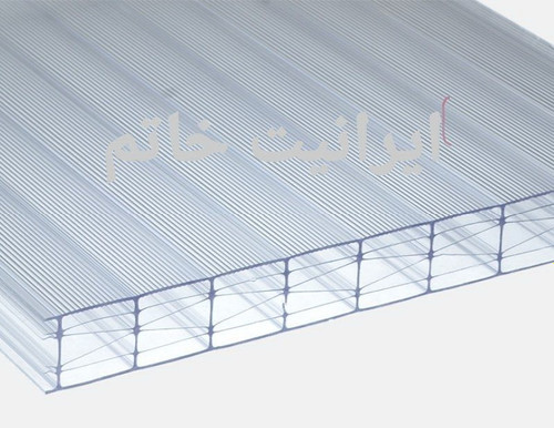 ورق پلی کربنات ( 4X PANEL )  12 میل ( 2.10 * 6.00 ) ( 100 ورق به بالا )