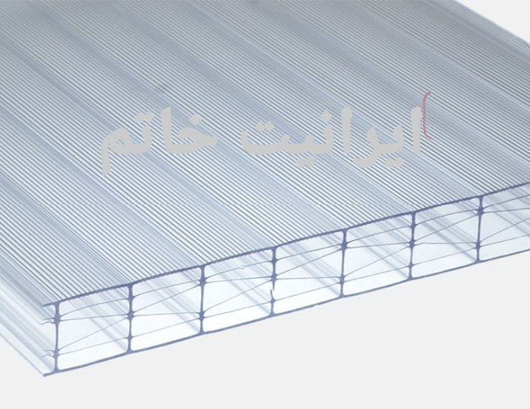 ورق پلی کربنات ( 4X PANEL ) 12 میل ( 2.10 * 6.00 ) ( 100 ورق به بالا )