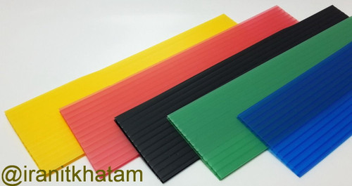 ورق کارتن پلاست 6 میل 1/100 گرمی 2/00 * 2/00 ( 21 تا 200 ورق ) CARTON PLAST