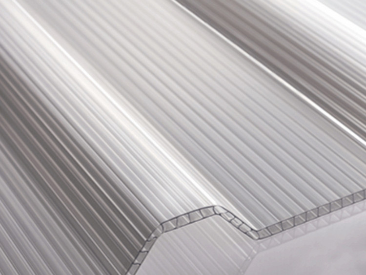 ورق پلی کربنات ذوزنقه پلی سان 8 میل POLYSUN 1/21 * 6/20 ( 51 تا 100 ورق ) POLYSUN