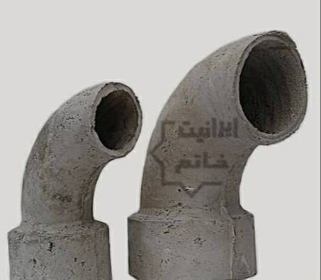 زانویی لوله دودکش سیمانی قطر 10