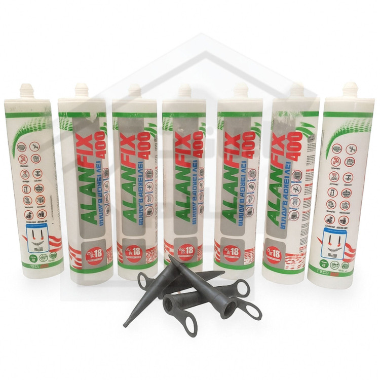 چسب سیلیکون ماستیک 18% سفید 440 میل